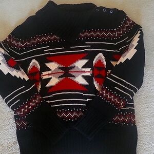 Chaps Women's Southwest Style Pullover Sweater. MED.